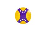 Freedog Juguete FRISBEE ZYGO Amarillo y Lila para Perros
