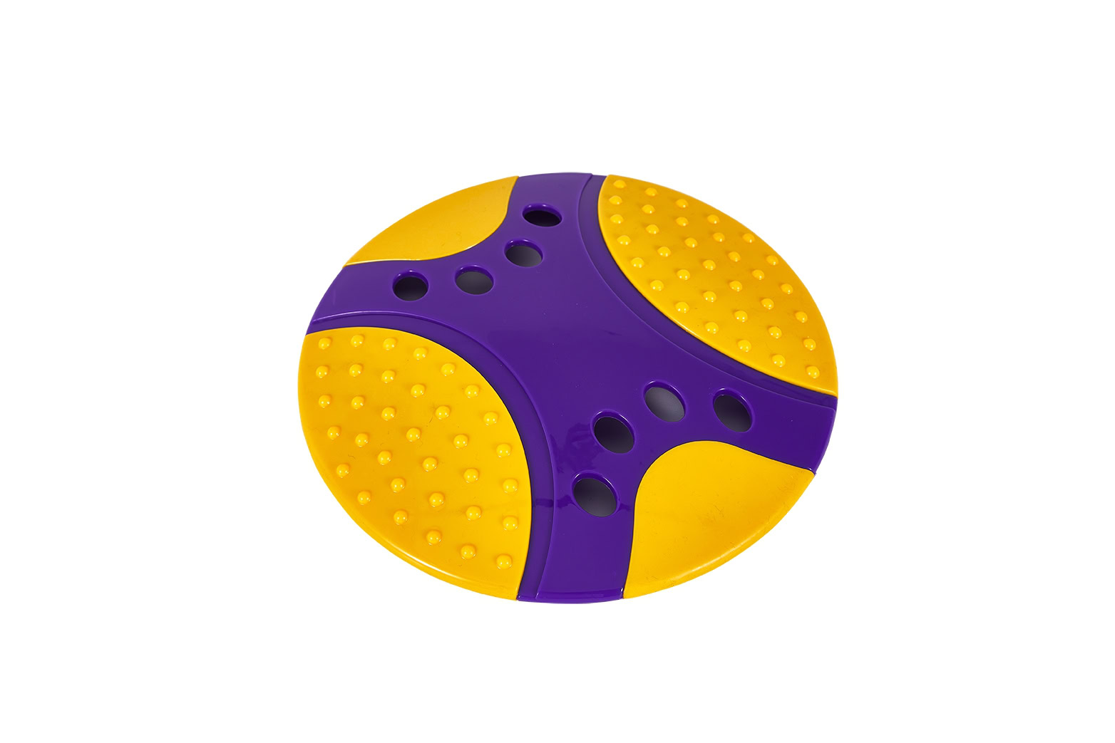 Freedog Juguete FRISBEE ZYGO Amarillo y Lila para Perros - Imagen 3