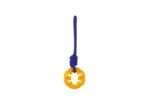 Freedog Juguete MORDEDOR RUEDA ZYGO, T.Única (33x10x4 cm) Amarillo y Lila para Perros