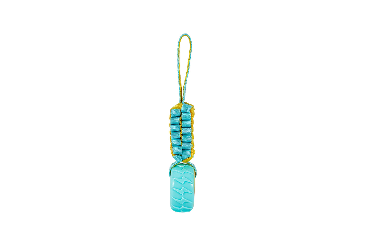 Freedog Juguete MORDEDOR KINZO RUEDA T.Única (30x8,3x4 cm) Amarillo y Turquesa para Perros - Imagen 3