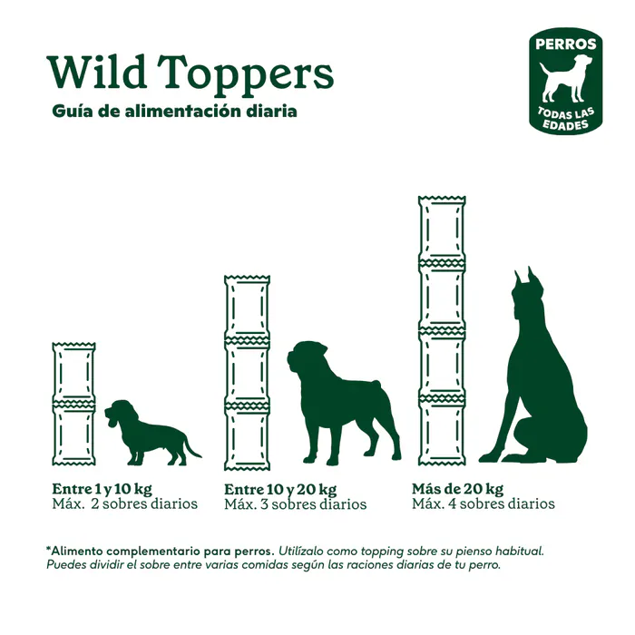 Wild Balance TOPPER de TERNERA con zanahoria, calabaza y espinacas (Salsas Gourmet) 85 g para Perros - Imagen 2