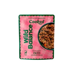 Wild Balance MENÚ COCINADO de PATO con Verduras para Perros