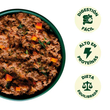 Wild Balance MENÚ COCINADO de PATO con Verduras para Perros - Imagen 2