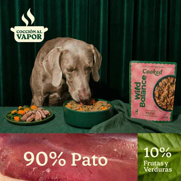 Wild Balance MENÚ COCINADO de PATO con Verduras para Perros - Imagen 3