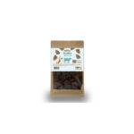 Vista frontal del empaque de Naturextra Bocaditos Training para perros de Emperrados|Detalle de los ingredientes de los bocaditos Naturextra para entrenamiento de perros