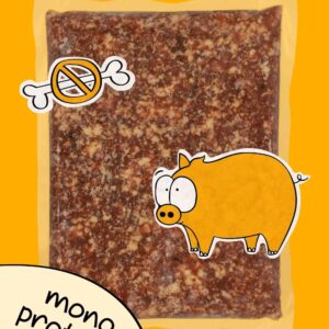 Cerdo sin Hueso CRUDO de GUAU AND CAT disponible en Emperrados para cuidar a tu peludo.
