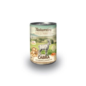 Naturextra Cabra con Patata y Zanahoria Lata para Perros de Naturextra disponible en Emperrados para cuidar a tu peludo.