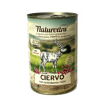 Naturextra Ciervo con Arándanos Lata para Perros de Naturextra disponible en Emperrados para cuidar a tu peludo.