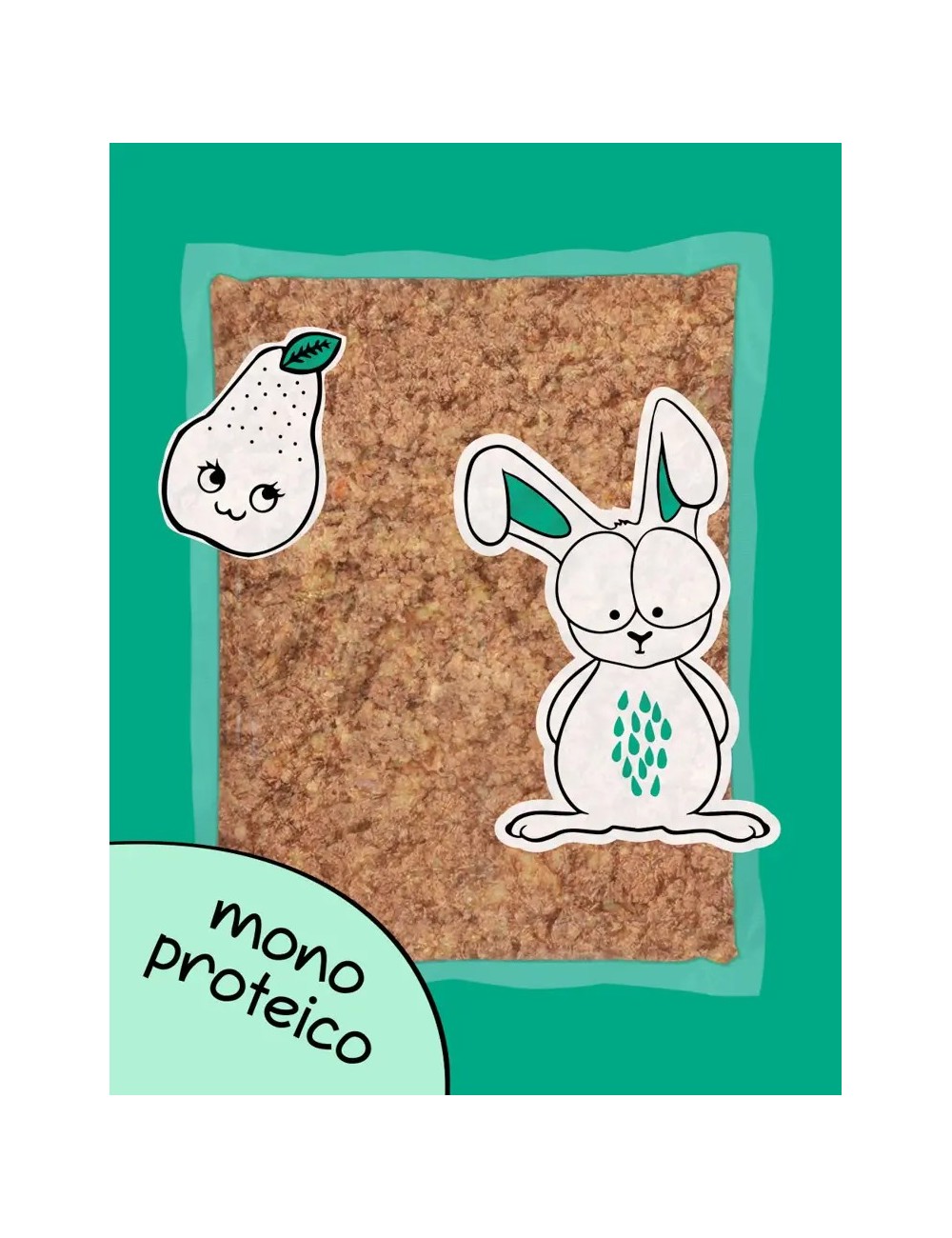 Conejo con Pera COCINADO de GUAU AND CAT disponible en Emperrados para cuidar a tu peludo.