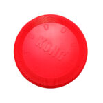 Vista frontal del Kong Flyer Frisbee ideal para perros activos.