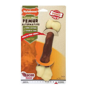 Nylabone Femur Alternative Hueso mordedor de goma para perros de Nylabone disponible en Emperrados para cuidar a tu peludo.