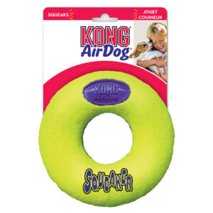 Kong Air Dog Squeaker Donut de juguete para perros de Kong disponible en Emperrados para cuidar a tu peludo.