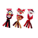 Vista frontal del juguete navideño Wubba para perros de Emperrados