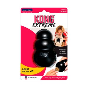 Vista frontal del juguete Kong Extreme para perros de Emperrados