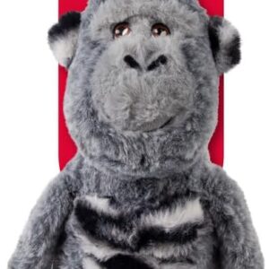 Kong Peluche GORILA Jungle Jamz, con Sonido T.M/L (31,7x19,6 cm) Gris para Perros