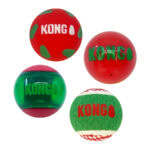 Pelota Kong Holiday Occasions de Emperrados para jugar con perros en celebraciones.