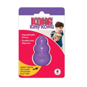 Kong Kitty portagolosinas de Kong disponible en Emperrados para cuidar a tu peludo.