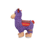 Vista frontal del Kong Sherps Llama de Peluche diseñado para perros