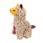 Vista frontal del peluche Kong Softies Llama para gatos