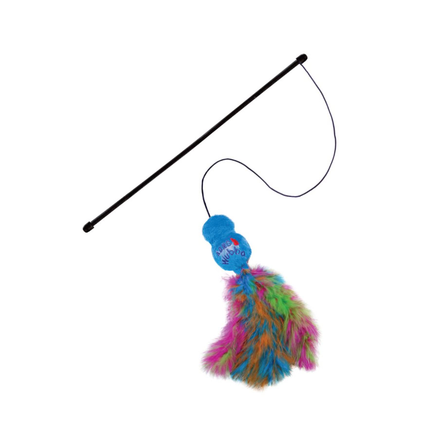 Kong Wubba Boa Caña con bailarina para gatos de Kong disponible en Emperrados para cuidar a tu peludo.