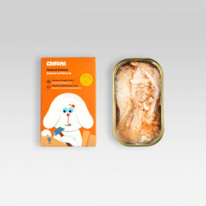 Canumi Salmón Natural Lata para perros de Canumi disponible en Emperrados para cuidar a tu peludo.