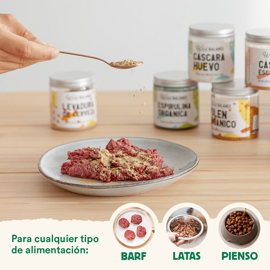 Envase completo del suplemento de levadura de cerveza para perros y gatos Emperrados