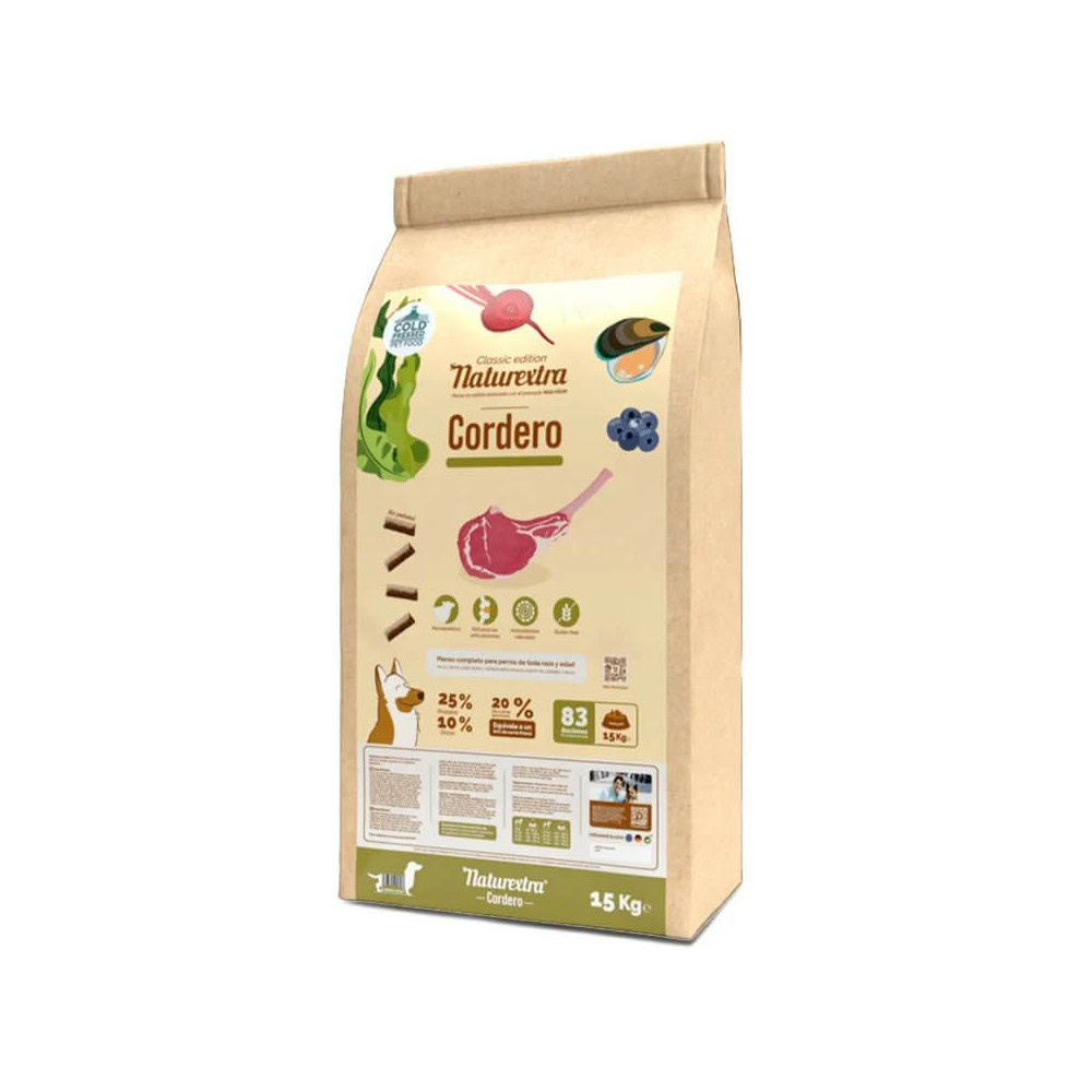 Naturextra Cordero para Perros de Naturextra disponible en Emperrados para cuidar a tu peludo.