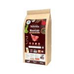 Vista frontal del empaque de Naturextra Mountain Carne de Cabra para perros|Detalle de los ingredientes de Naturextra Mountain Carne de Cabra para perros
