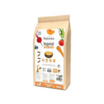 Vista frontal del empaque del Naturextra Vegetal Detox para perros de Emperrados.|Detalle de los ingredientes del producto Naturextra Vegetal Detox de Emperrados.