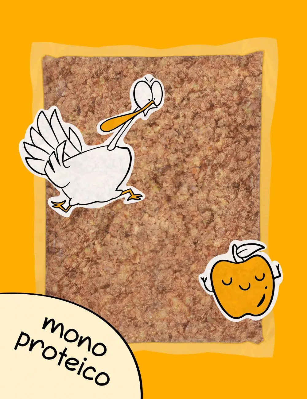 Pavo con Manzana COCINADO de GUAU AND CAT disponible en Emperrados para cuidar a tu peludo.