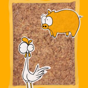 Pollo y Cerdo COCINADO de GUAU AND CAT disponible en Emperrados para cuidar a tu peludo.