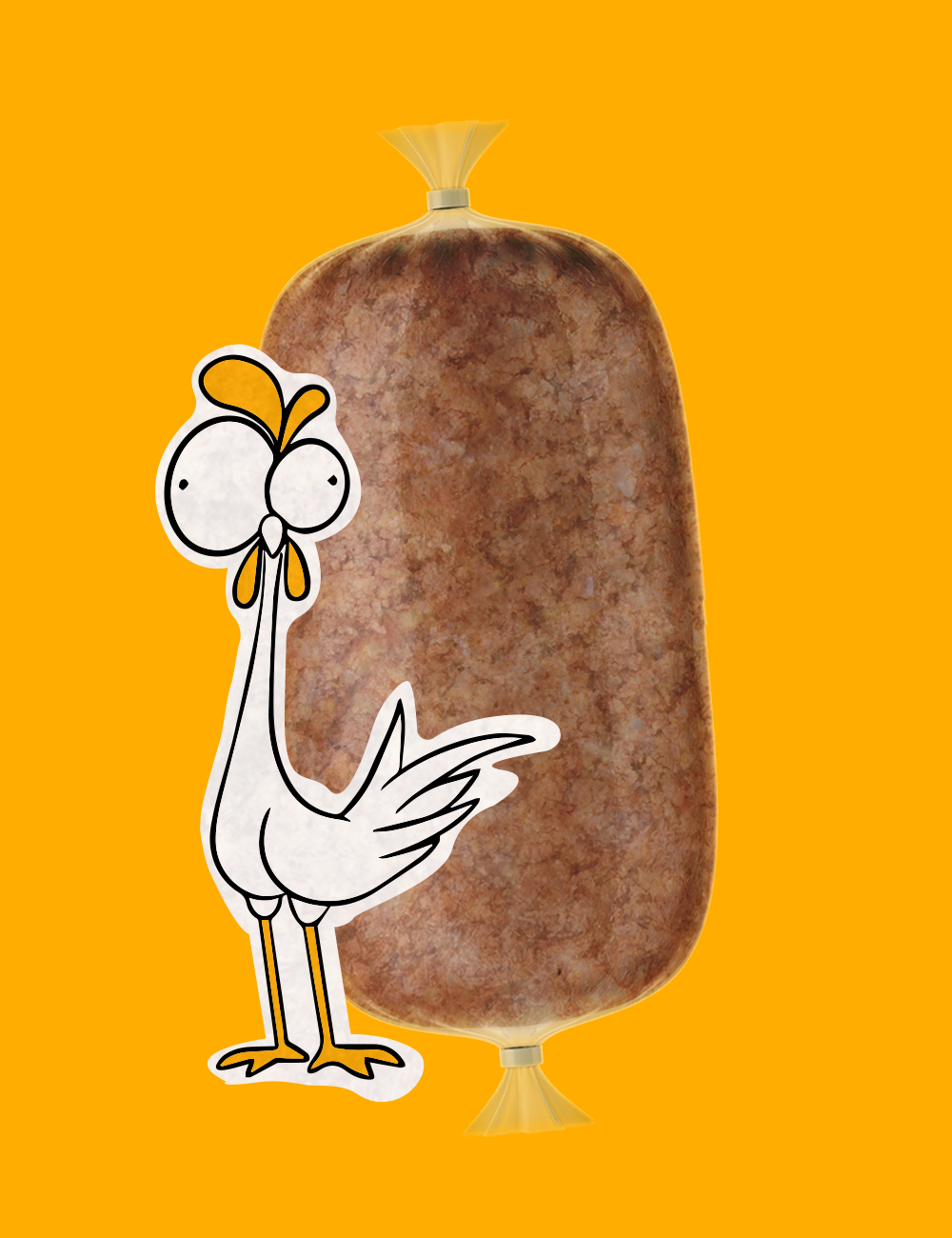 Pollo 200g COCINADO de GUAU AND CAT disponible en Emperrados para cuidar a tu peludo.