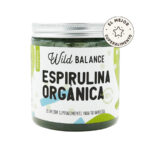 Vista frontal del suplemento de espirulina orgánica de Emperrados para mascotas.