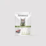 Amanova Comida Completa HÚMEDA CORDERO Y SARDINAS 85 g para Gatos Esterilizados