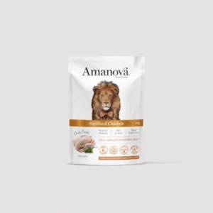 Amanova Comida Completa HÚMEDA POLLO 85 g para Gatos Esterilizados