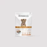 Amanova Comida Completa HÚMEDA Kitten POLLO Y PESCADO 85 g para Gatitos