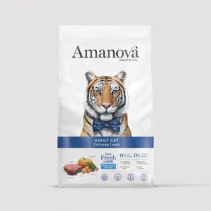 Amanova Pienso ADULT CORDERO Y CALABAZA (Sin Cereal) para Gatos Adultos