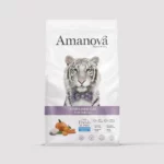 Amanova Pienso PESCADO BLANCO Y CALABAZA (Sin Cereal) para Gatos ESTERILIZADOS