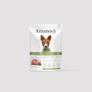 Amanova Comida Completa HÚMEDA CORDERO Y CERDO IBÉRICO para Perros