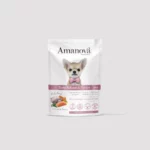Amanova Comida Completa HÚMEDA Tasty SALMÓN Y PAVO para Perros