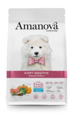 Amanova Pienso PUPPY Sensitive SALMÓN Y CALABAZA para Perros Cachorros