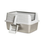 Gloria Fresh Cat Litter Box– ARENERO de Acero Inoxidable para Gatos