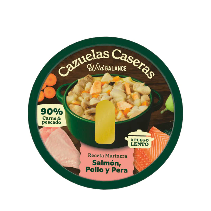 Wild Balance Comida HÚMEDA Completa - CAZUELA Casera Salmón
