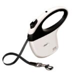 Flexi Correo Extensible ONE FOR ALL Blanco/Negro 5 m - Hasta 30 kg para Perros de Flexi disponible en Emperrados para cuidar a tu peludo.