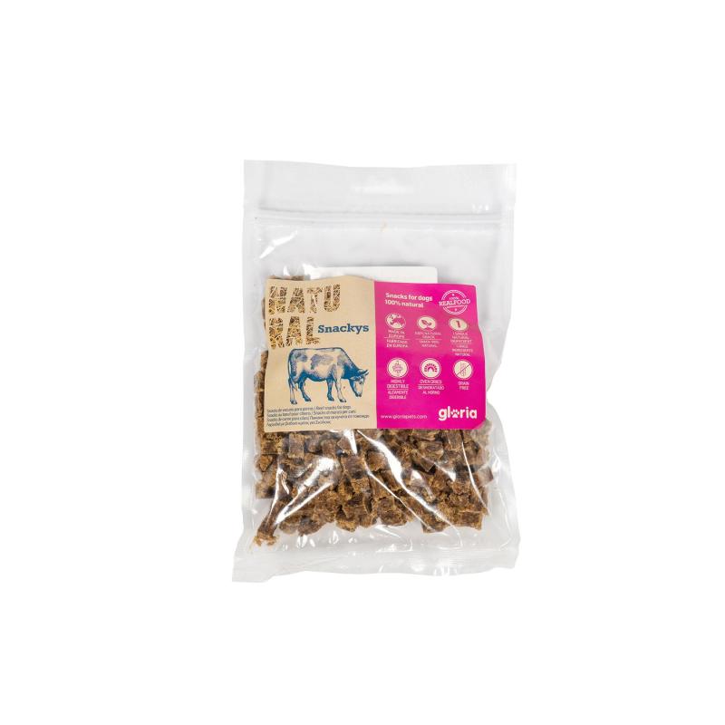 Gloriapets Snacks CUBOS DE TERNERA 300 g de Gloriapets disponible en Emperrados para cuidar a tu peludo.