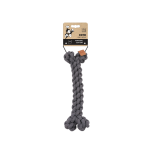 M-Pets Cuerda COTO - forma de Hueso (algodón natural) de M-Pets disponible en Emperrados para cuidar a tu peludo.