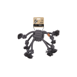 M-Pets Juguete Cuerda Araña COTO (algodón natural) 38 cm para Perros de M-Pets disponible en Emperrados para cuidar a tu peludo.