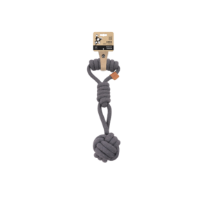 M-Pets Juguete Cuerda Bola de Tiro COTO (algodón natural) 36 cm para Perros de M-Pets disponible en Emperrados para cuidar a tu peludo.