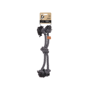 M-Pets Juguete Cuerda Cruz COTO (algodón natural) 60 cm para Perros de M-Pets disponible en Emperrados para cuidar a tu peludo.