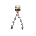 M-Pets Juguete Cuerda Nudos COTO (algodón natural) 105 cm para Perros de M-Pets disponible en Emperrados para cuidar a tu peludo.